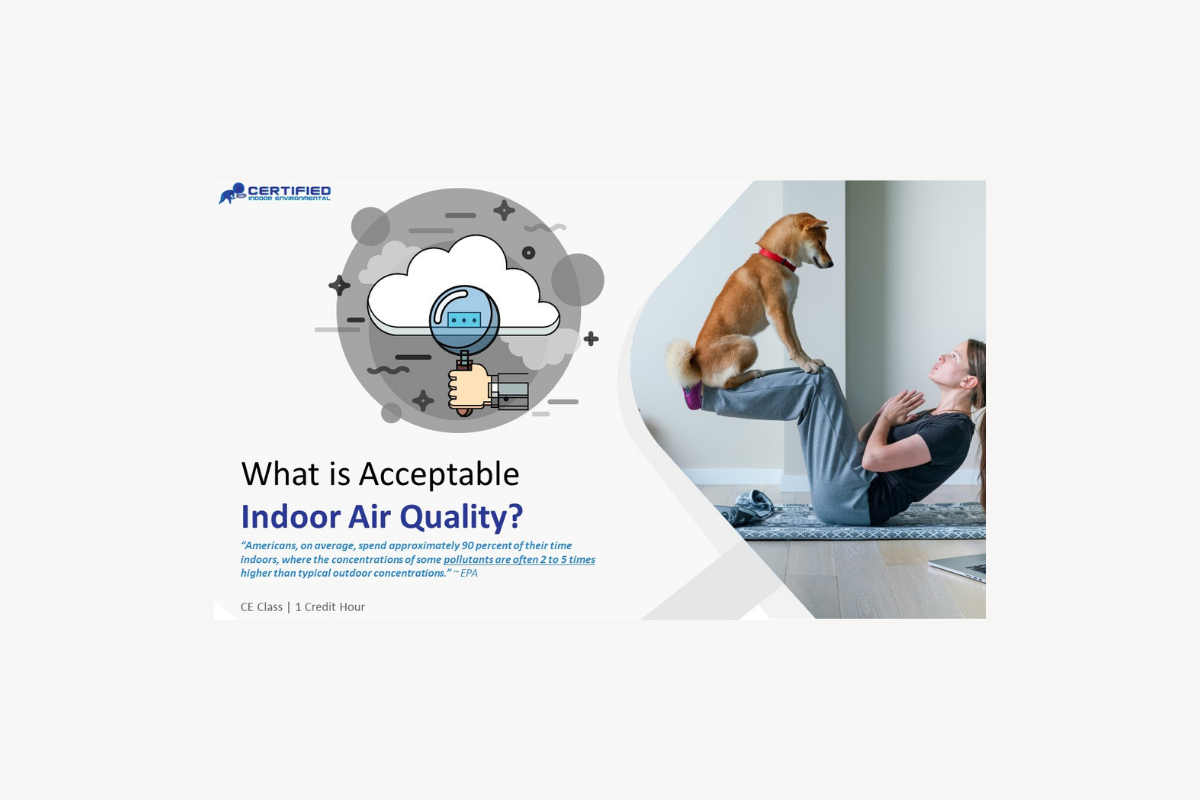 What Is Acceptable Indoor Air Quality? Portland Metropolitan